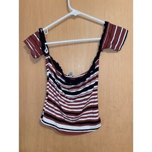 Fashion Nova off the shoulder crop top